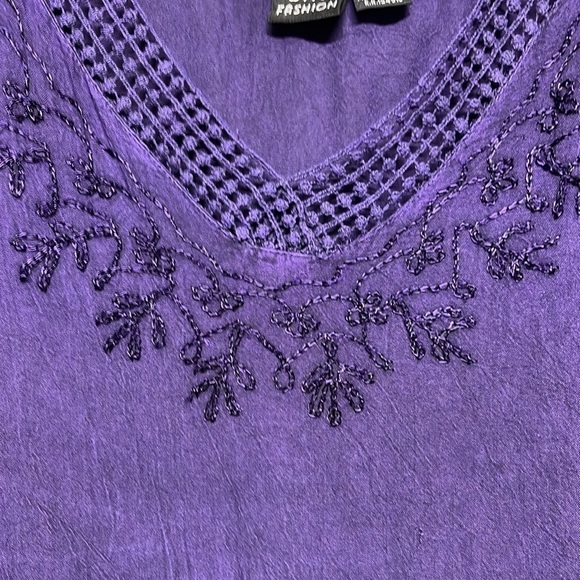 S.R. Fashions Embroidered Summer Maxi  Dress - Picture 9 of 12